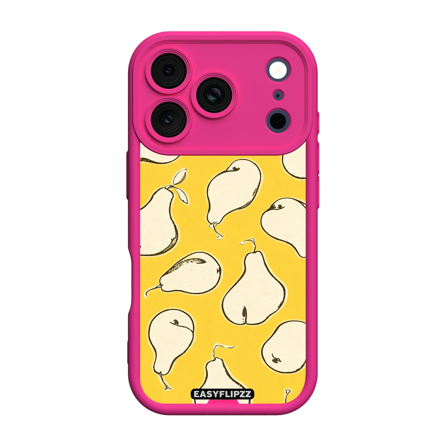 iPhone 17 Pro | Pink | Sketch Pears Yellow | Base Set