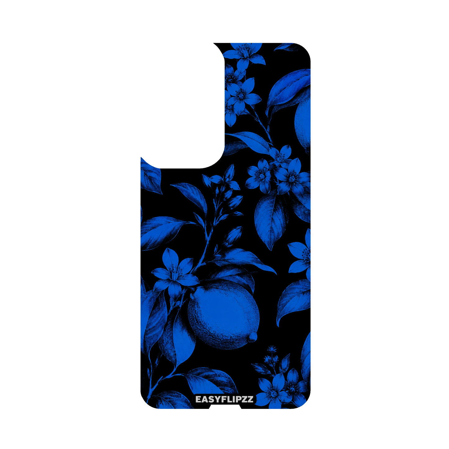 Blue Floral Elegance Backflipzz - A57
