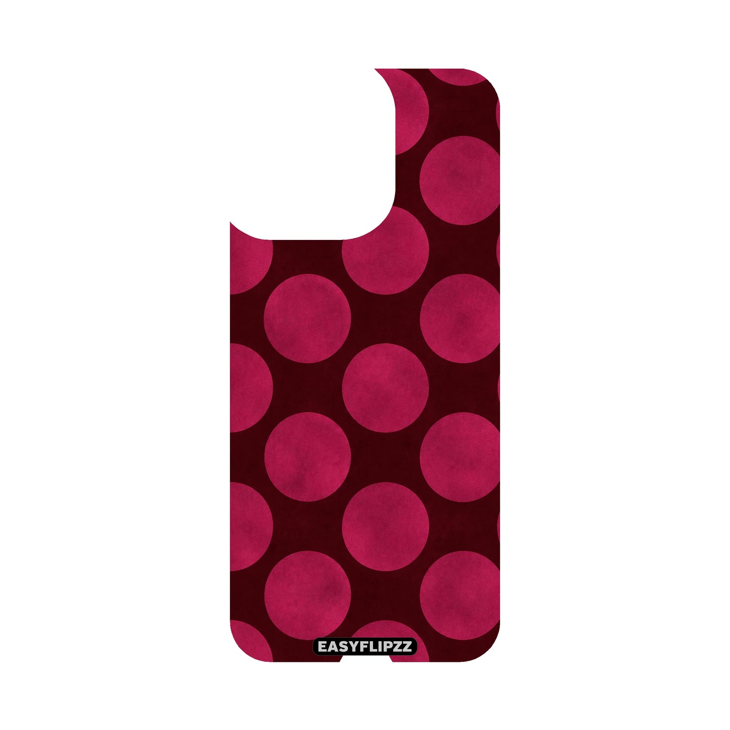 Polkadot Couture Burgundy Backflipzz - iPhone 12 Pro