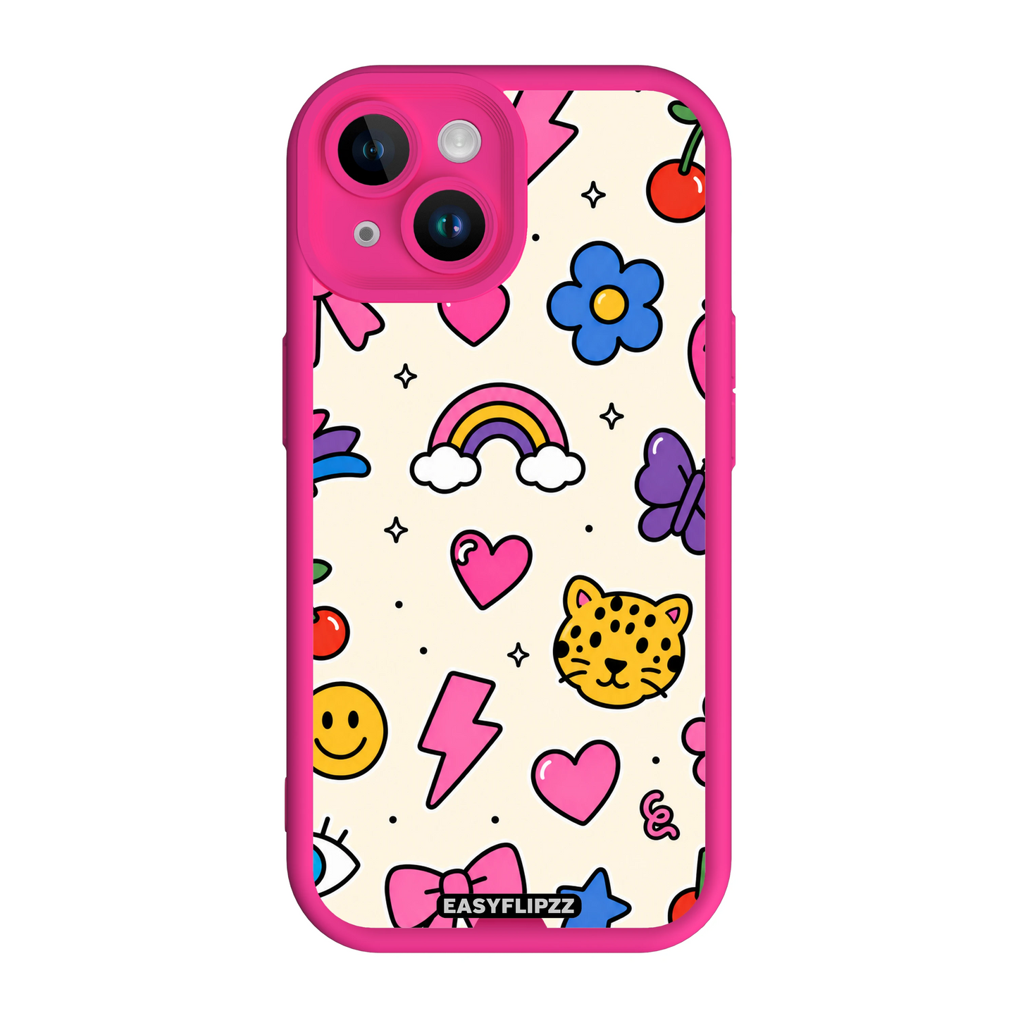 Cream Sticker Pop - iPhone 15 Plus