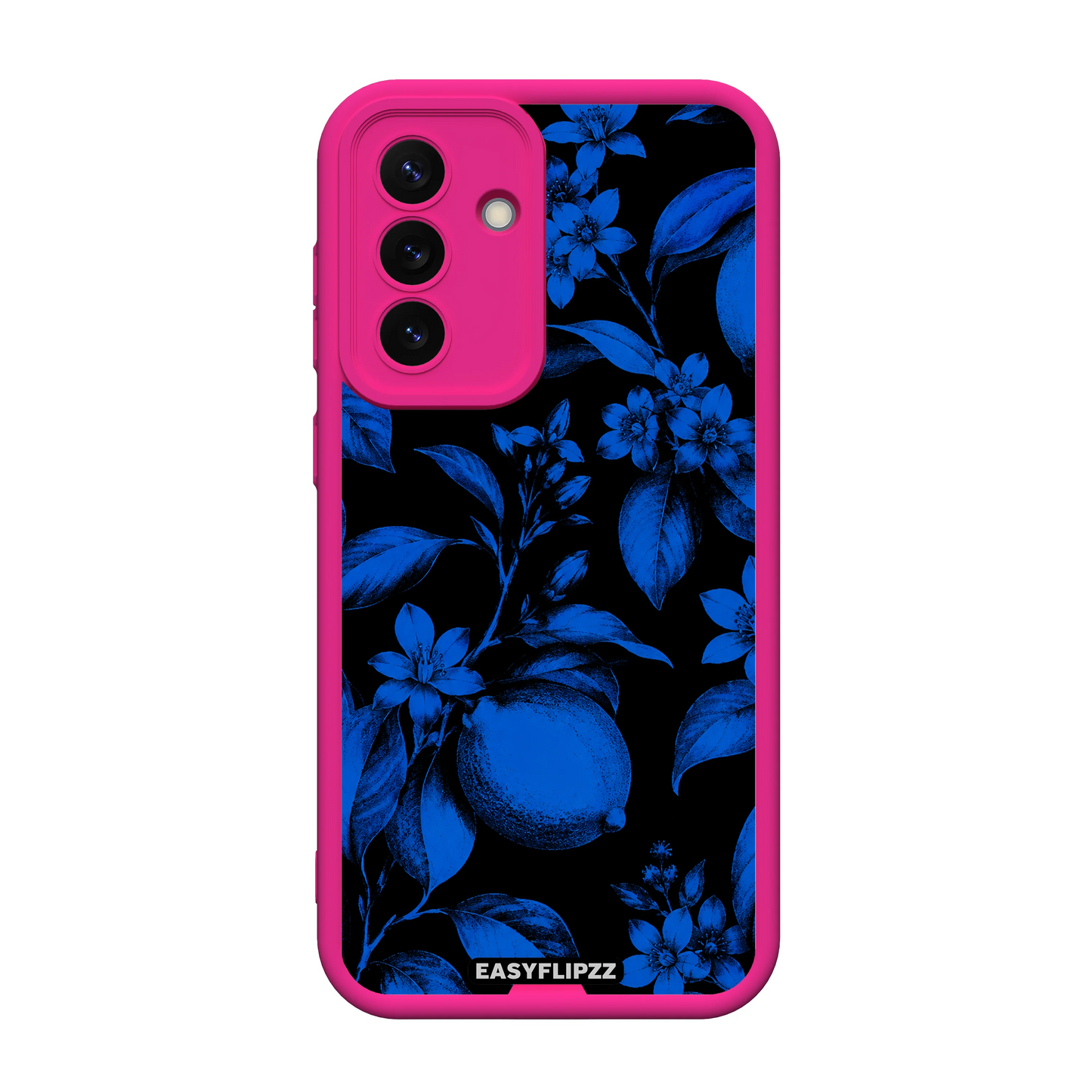 Blue Floral Elegance - A36