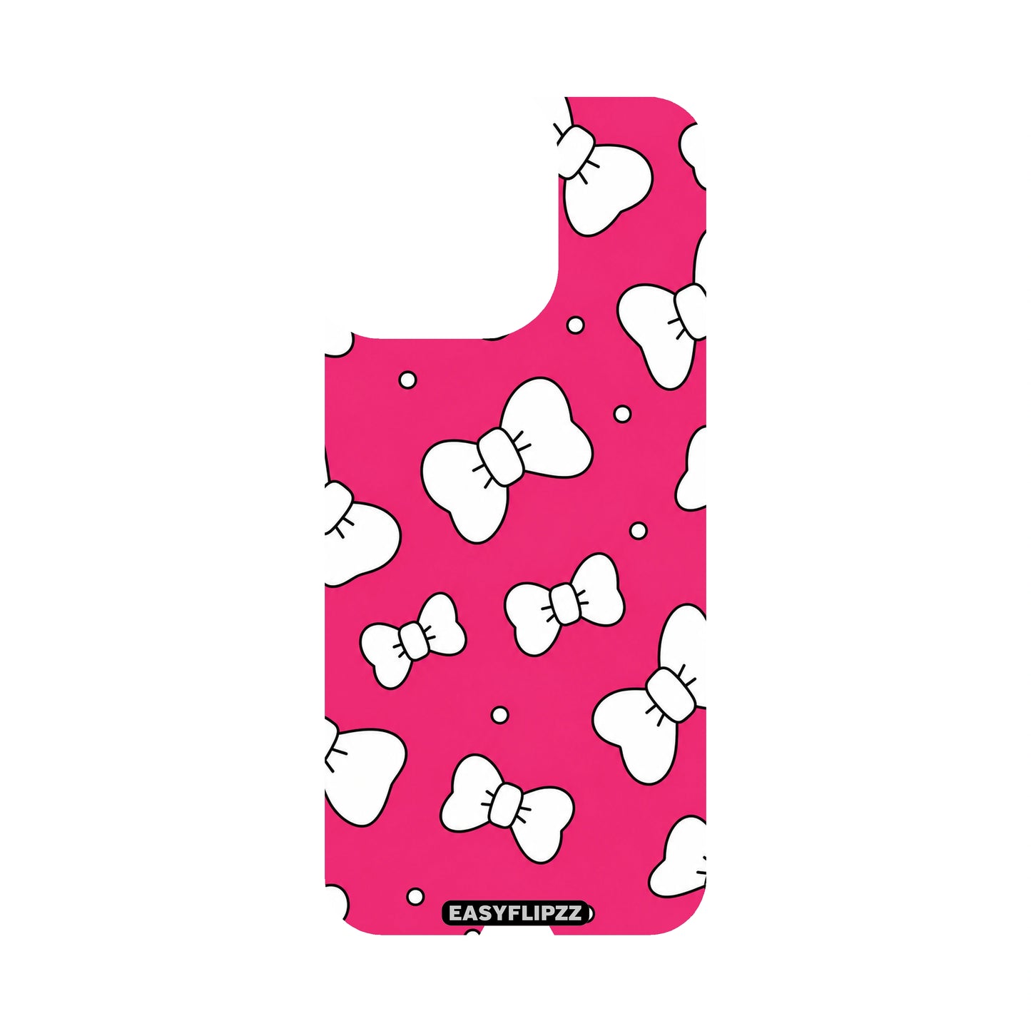 White Bow Pop Backflipzz - iPhone 16 Pro Max