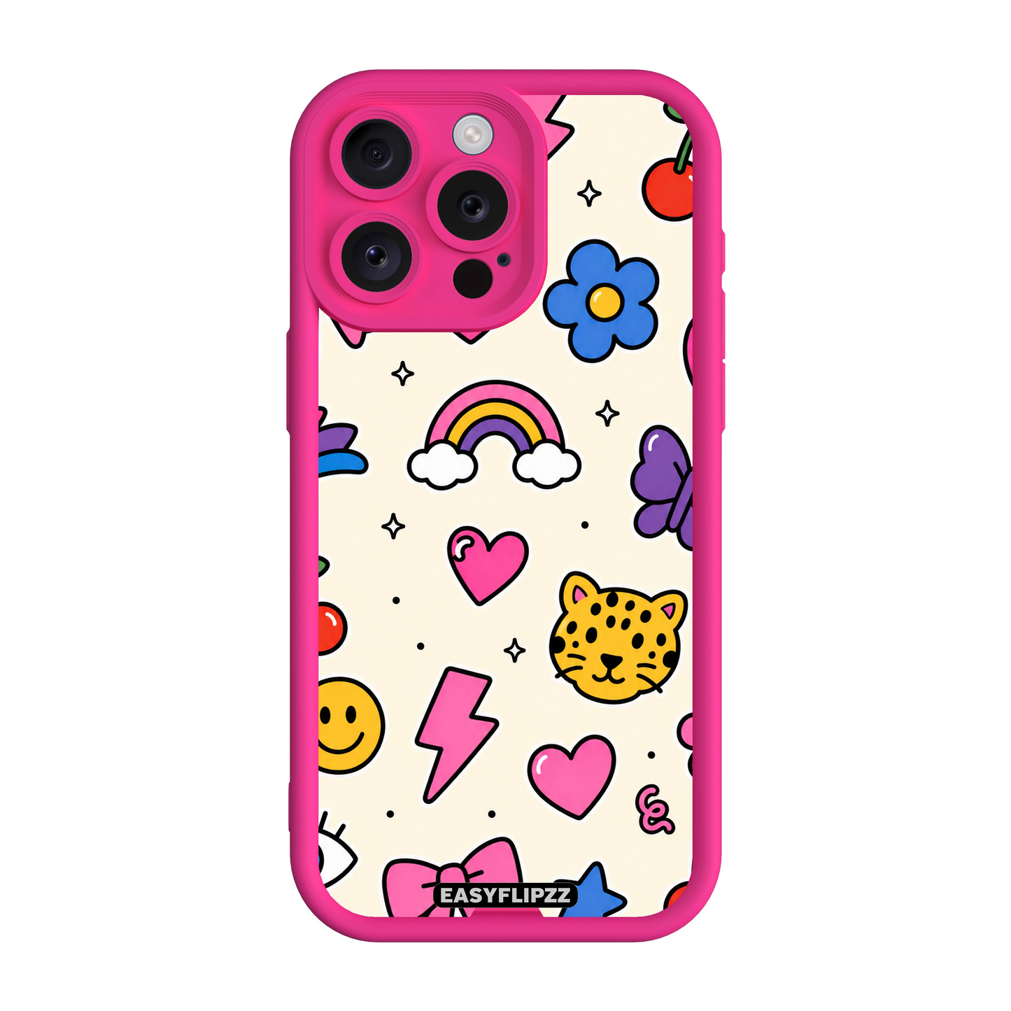 Cream Sticker Pop - iPhone 14 Pro