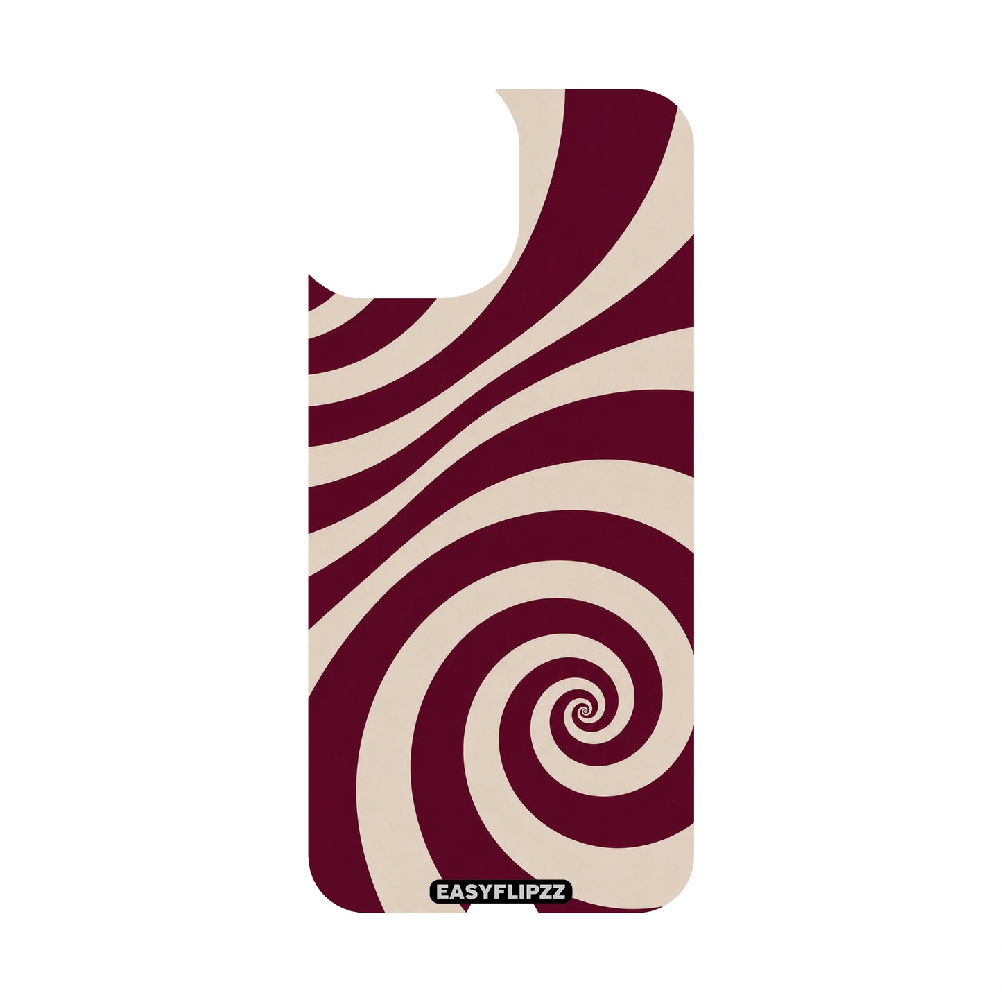 Hypnotica Burgundy Backflipzz - iPhone 15