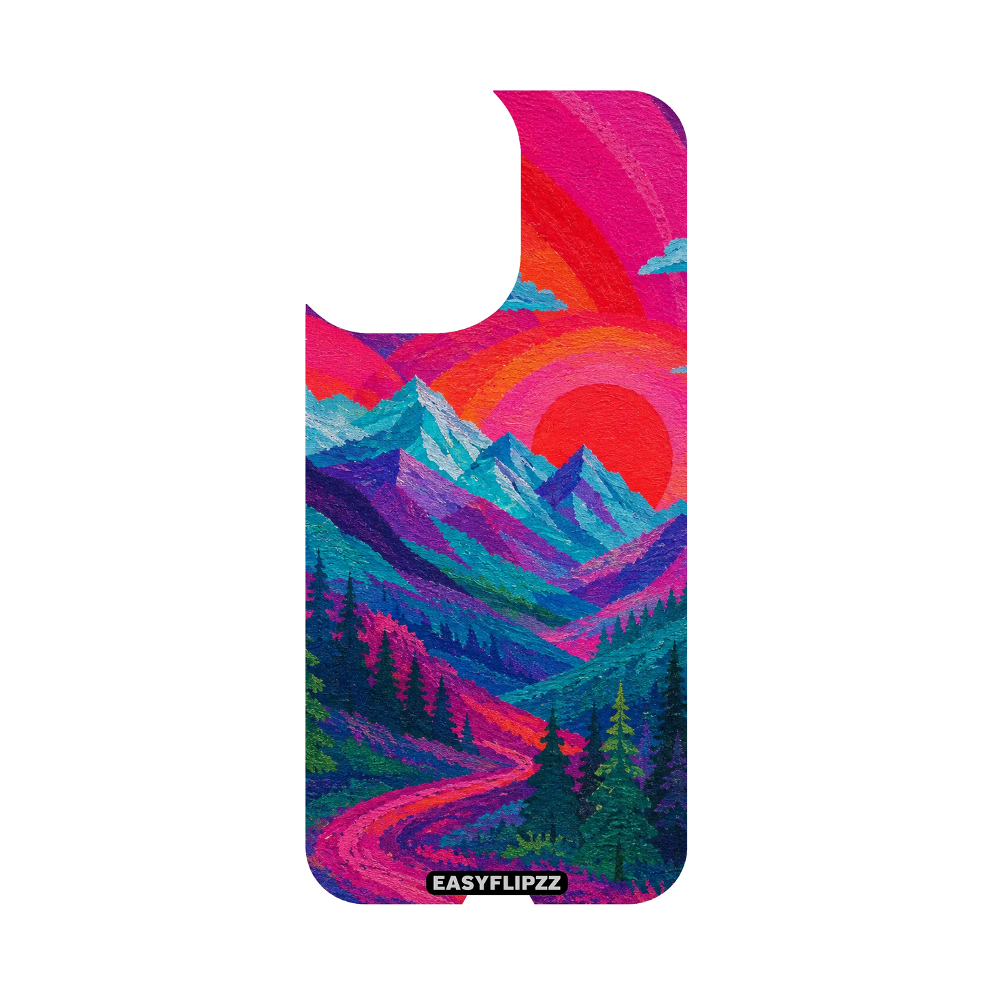 Neon Horizon Backflipzz - iPhone 16 Plus