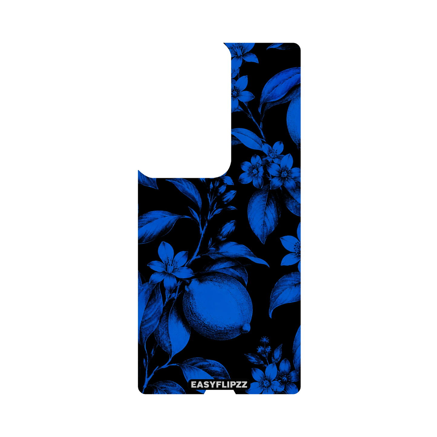 Blue Floral Elegance Backflipzz - S22 Ultra