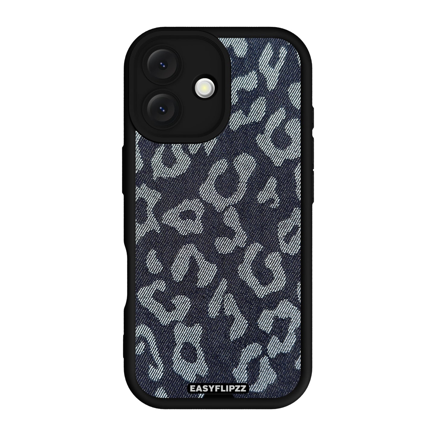 iPhone 17 | Black | Jeans Jacquard Dark Leopard | Base Set