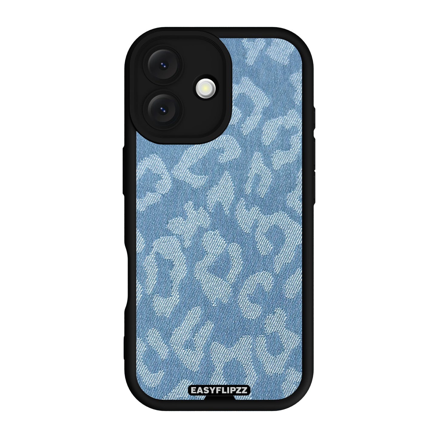 iPhone 17 | Black | Jeans Jacquard Medium Leopard | Base Set