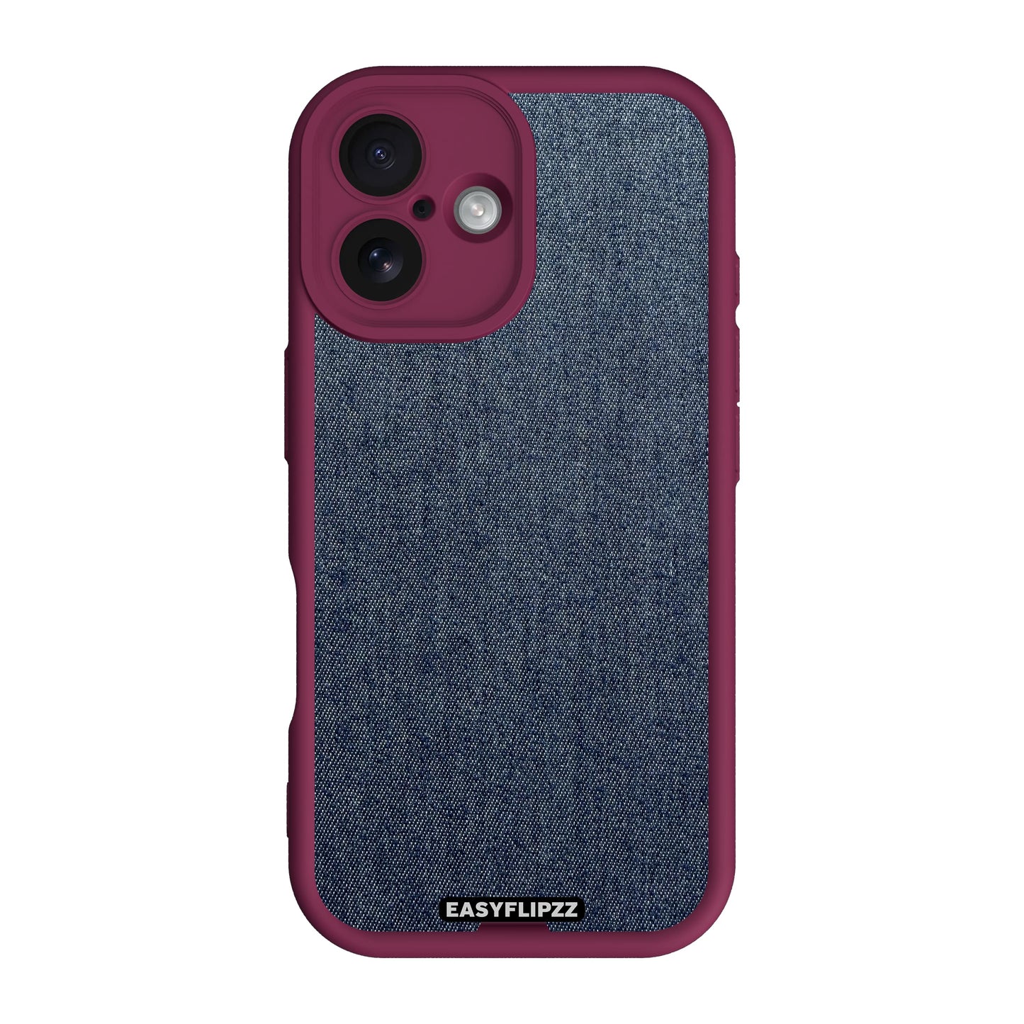 iPhone 16 | Burgundy | Jeans Dark Denim | Base Set