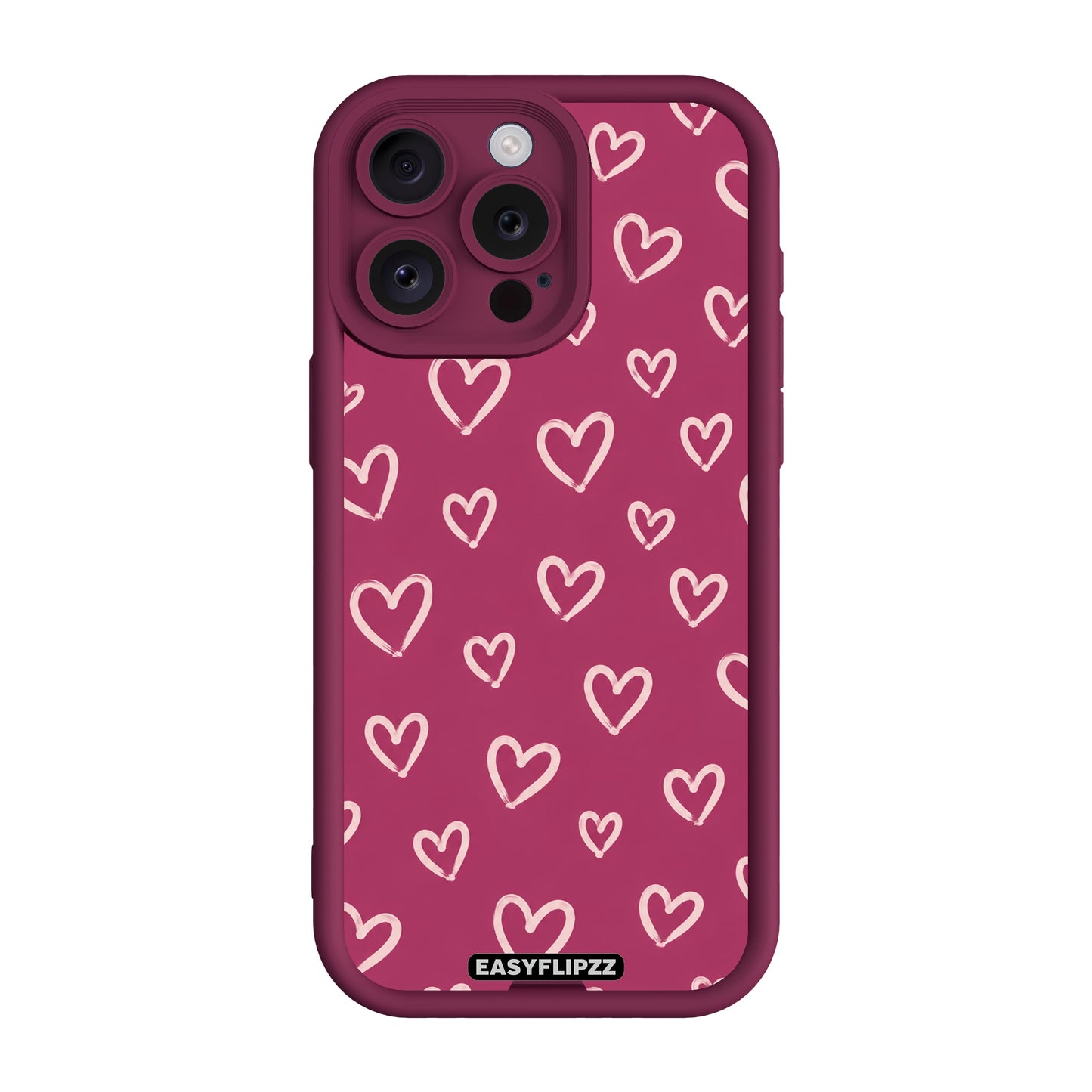 Berry Hearts - iPhone 12 Pro Max