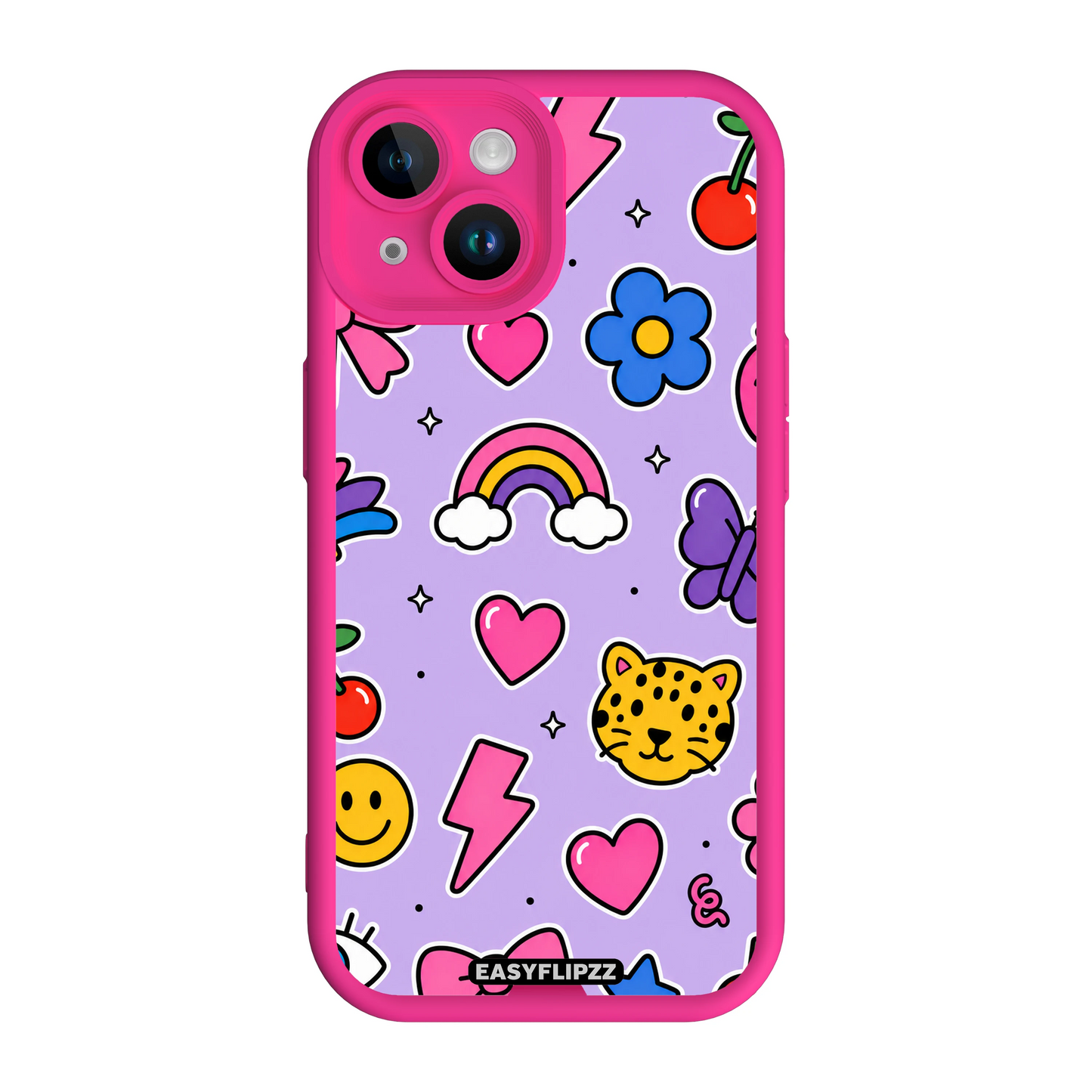 Lavender Sticker Pop - iPhone 14