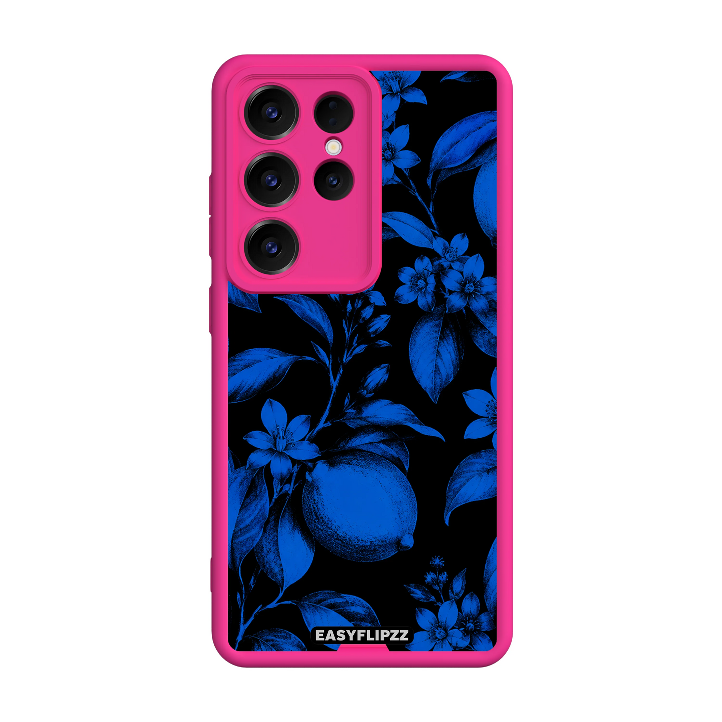 Blue Floral Elegance - S22 Ultra