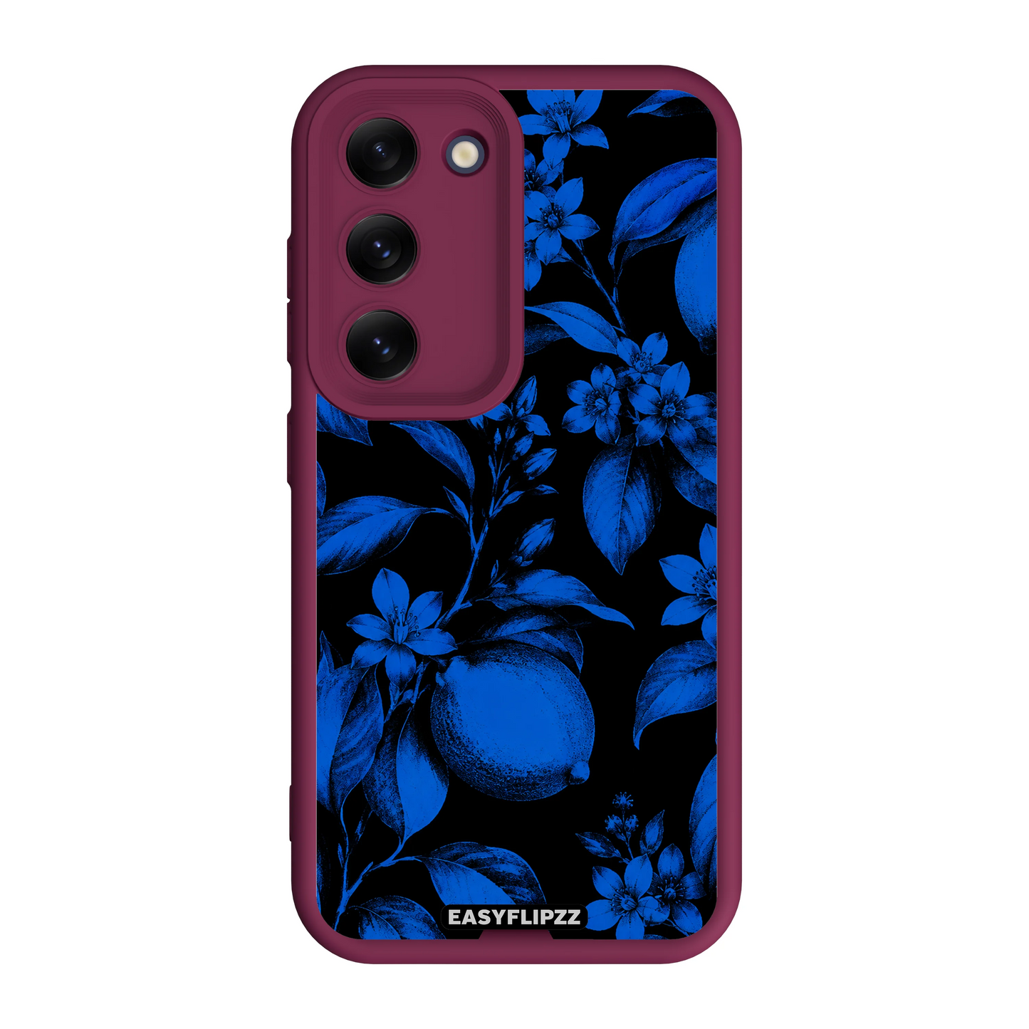 Blue Floral Elegance - S22 Plus