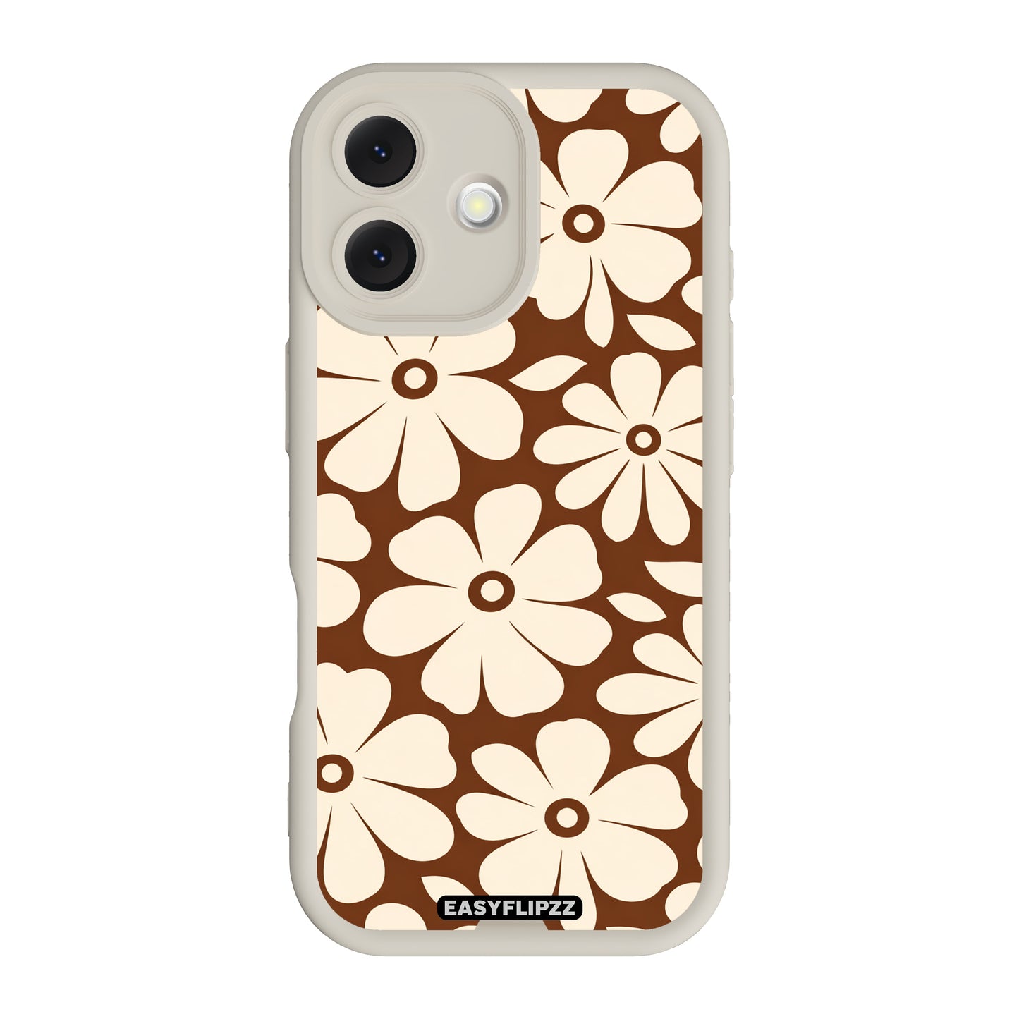 iPhone 17 | White | Flower Pop Brown | Base Set