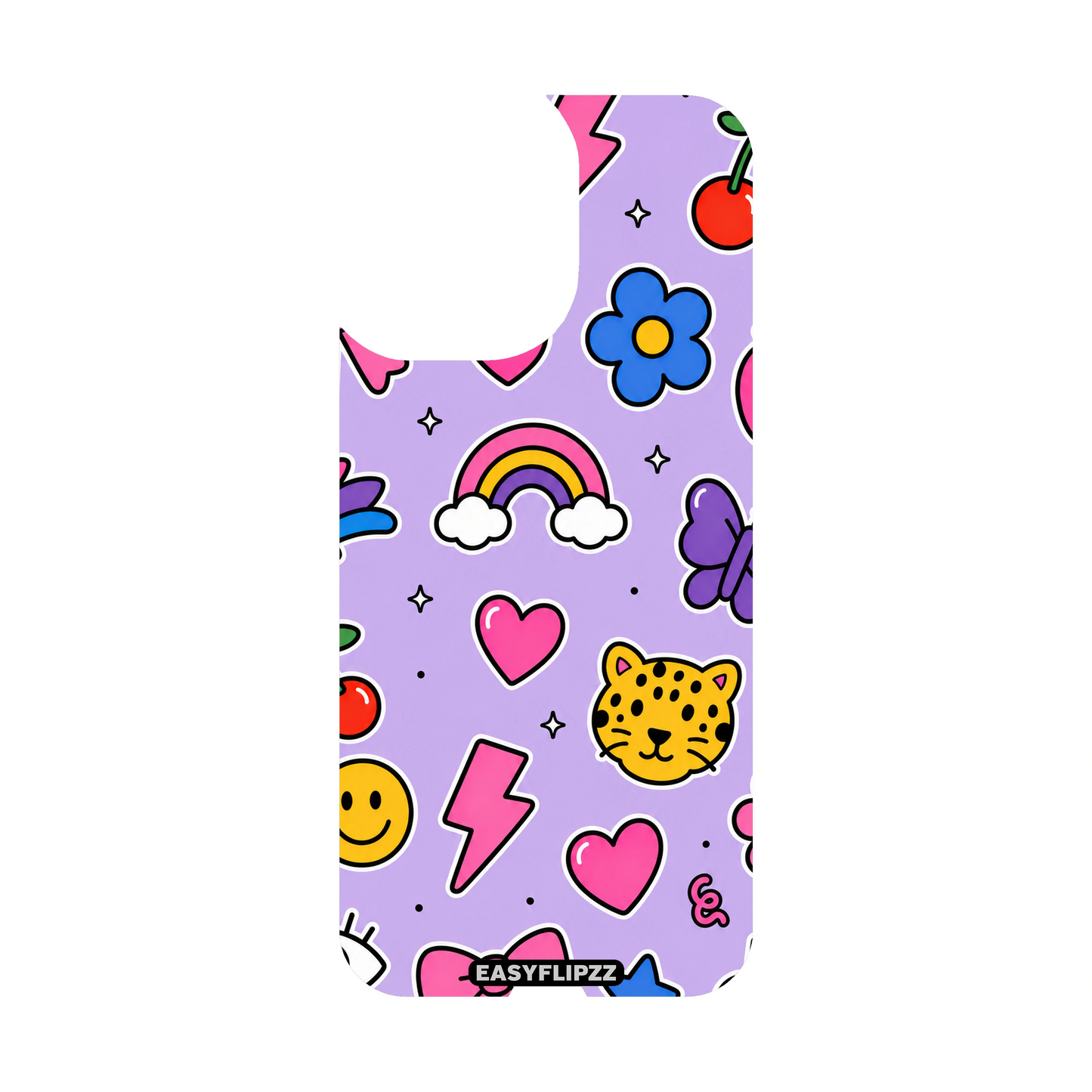Lavender Sticker Pop Backflipzz - iPhone 17