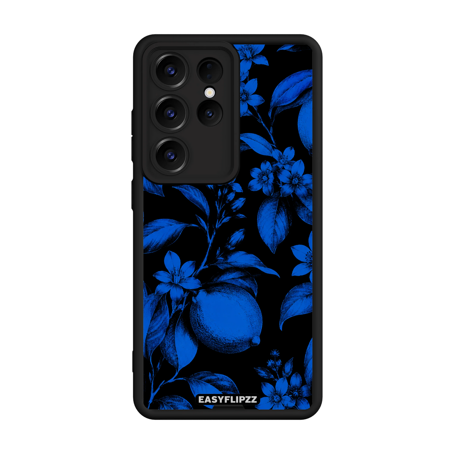 Blue Floral Elegance - S24 Ultra