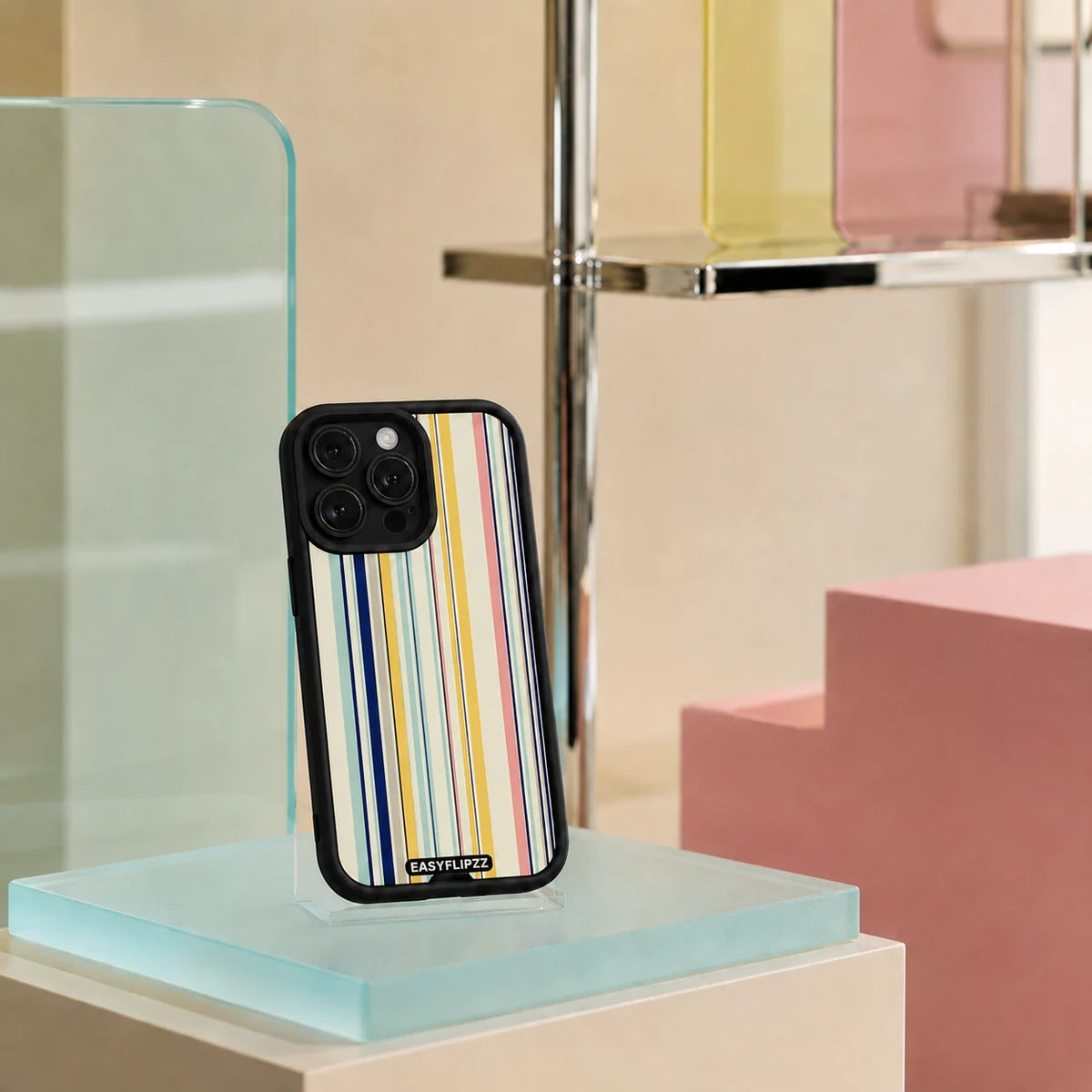 EasyFlipzz gallery lifestyle Candy Stripes Black Base Set