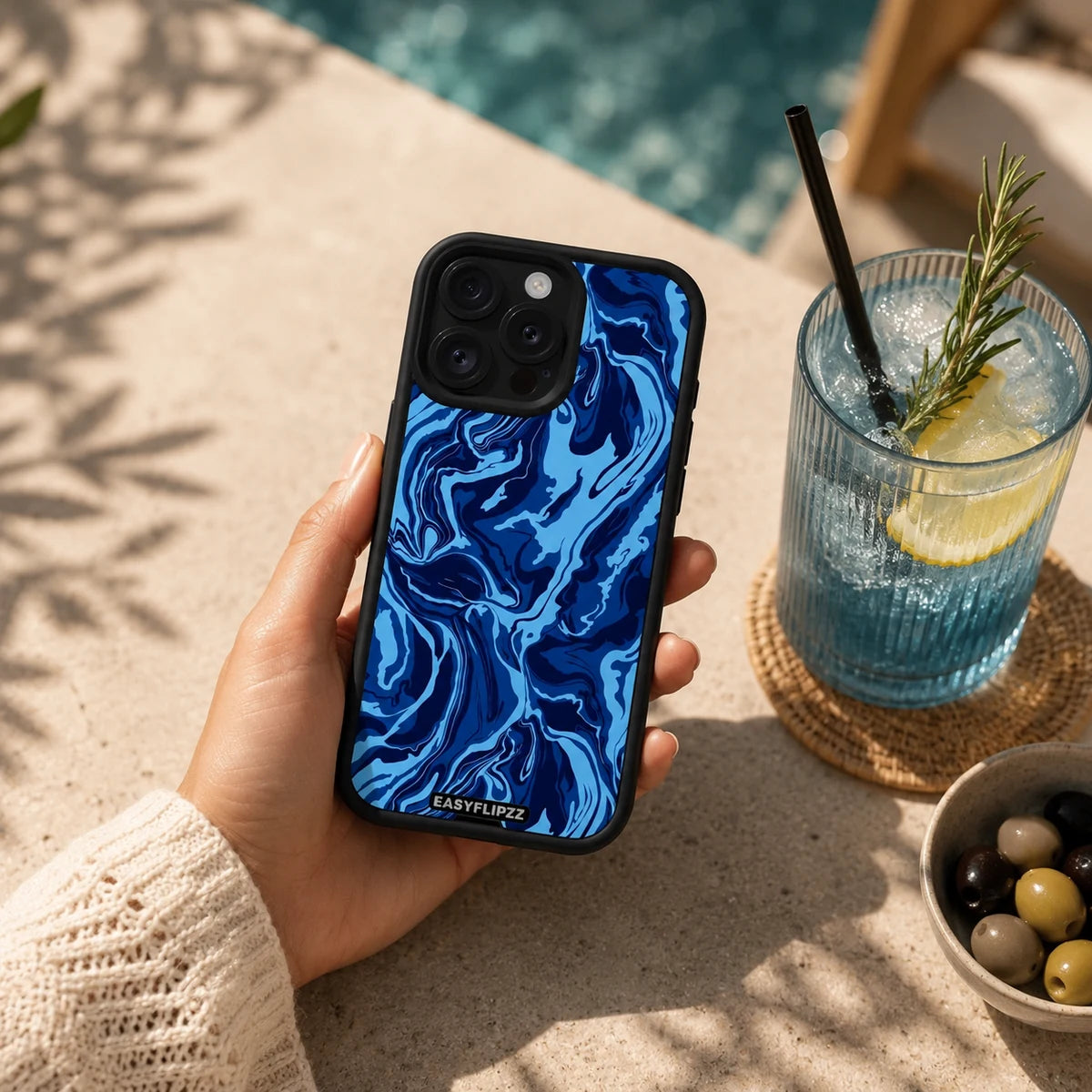 EasyFlipzz gallery lifestyle Azure Current Black Base Set