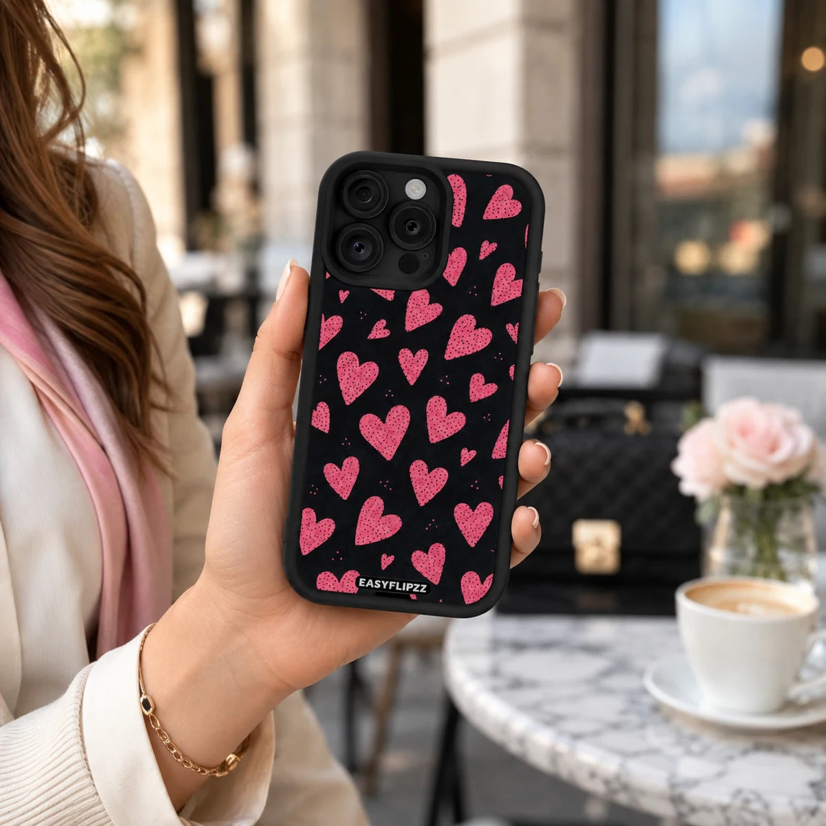 EasyFlipzz gallery lifestyle Berry Crush Black Base Set