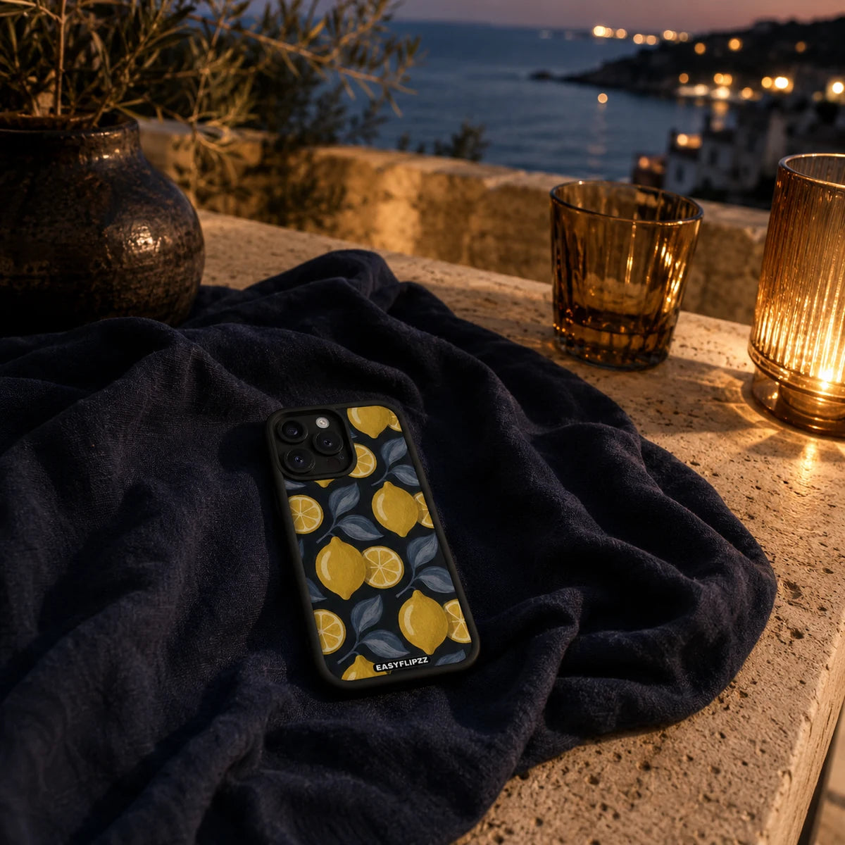 EasyFlipzz gallery lifestyle Lemon Nocturne Black Base Set