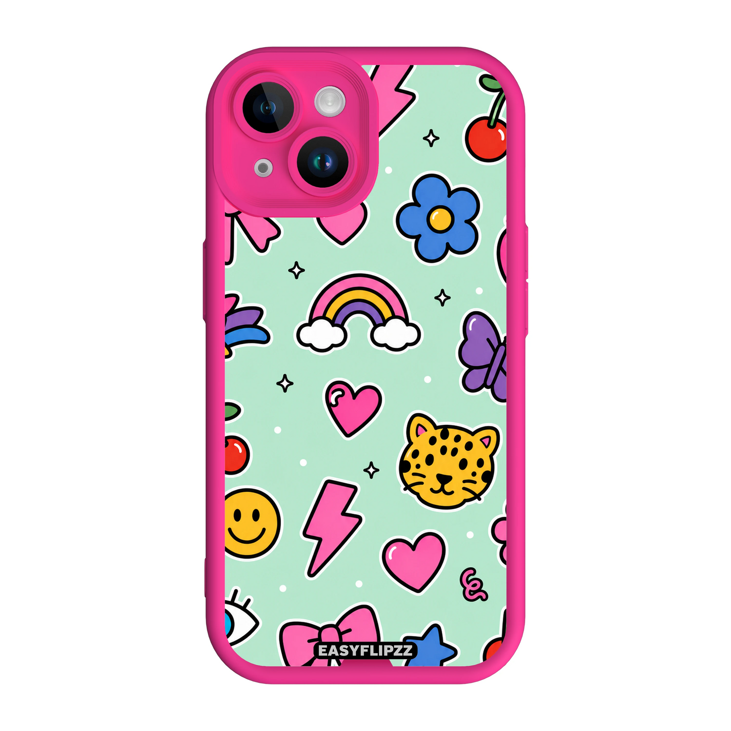 Mint Sticker Pop - iPhone 15 Plus