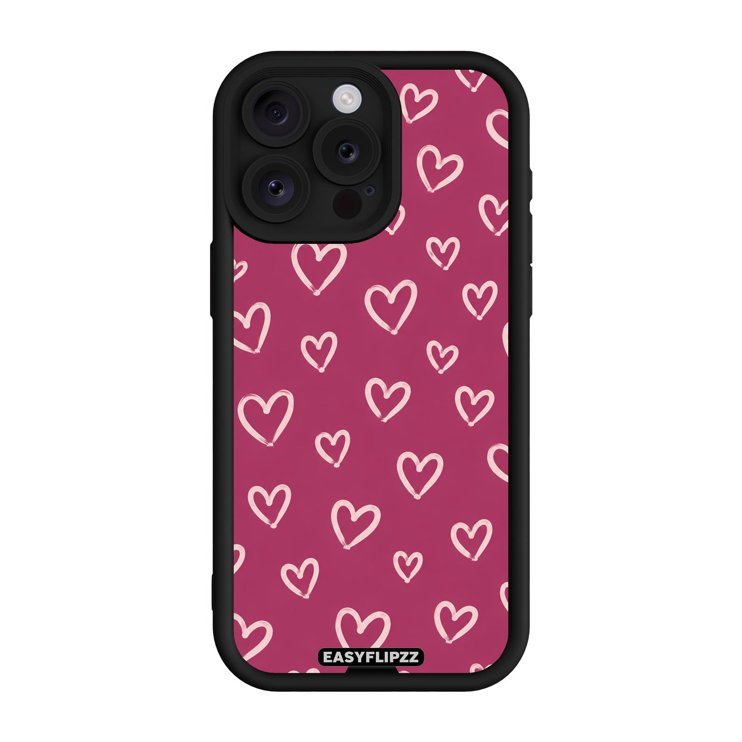 Berry Hearts - iPhone 12 Pro