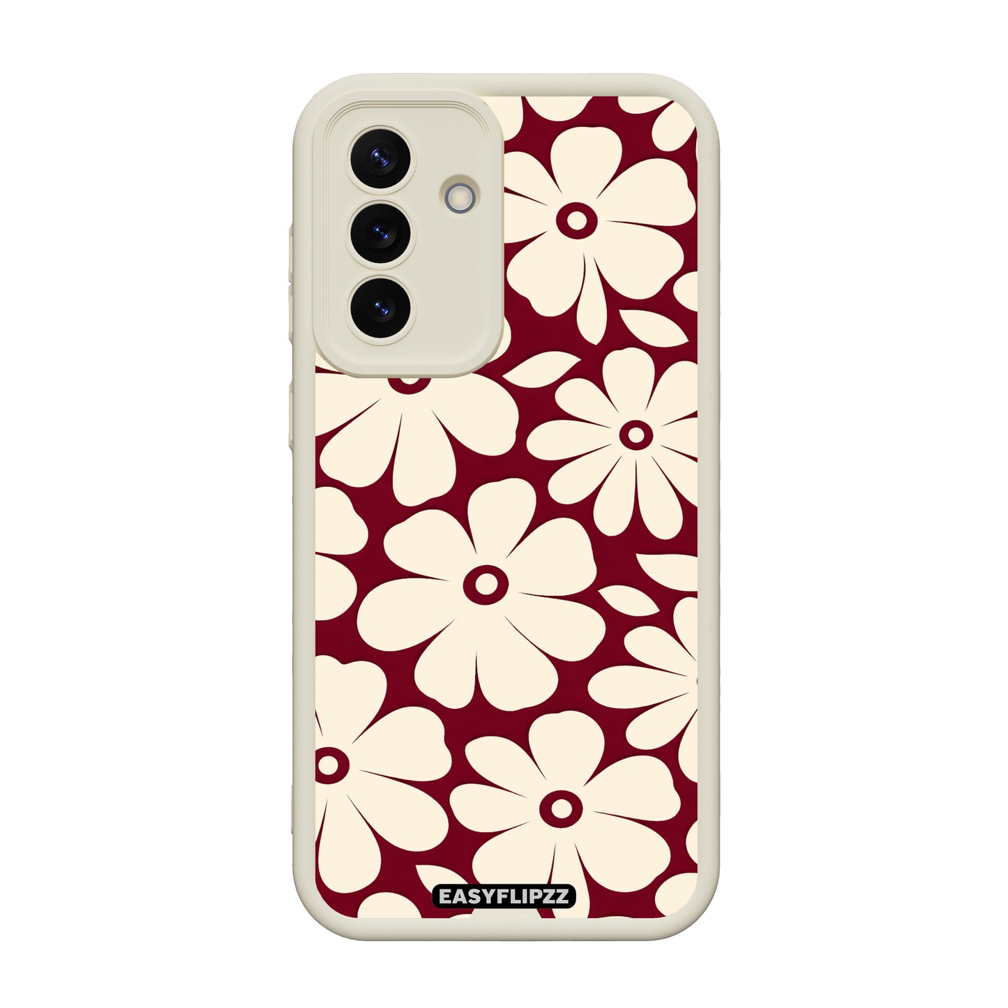 S24 FE | White | Flower Pop Burgundy & Cream | Base Set