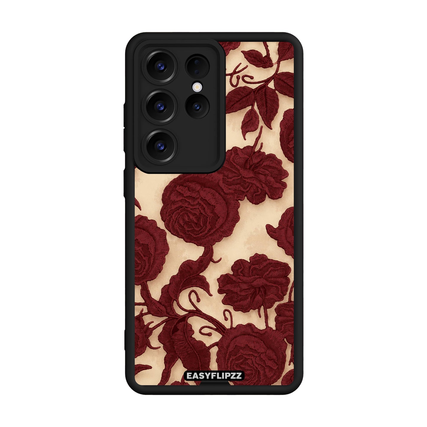 Burgundy Bloom - S24 Ultra